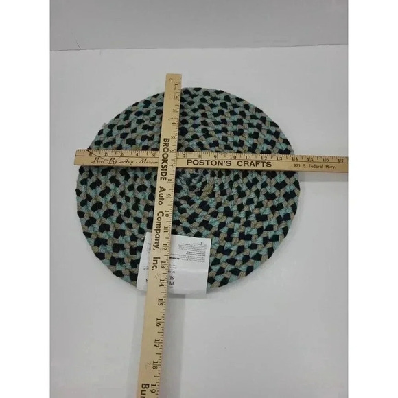 Bee & Willow Round Jute Placemats New with Tags Set of 4 14" Round - Picture 4 of 6